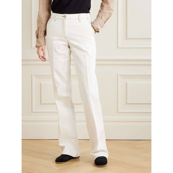 Dries Van Noten Parchia Straight Leg Denim Pants Jeans in Off White 27 - Picture 2 of 4